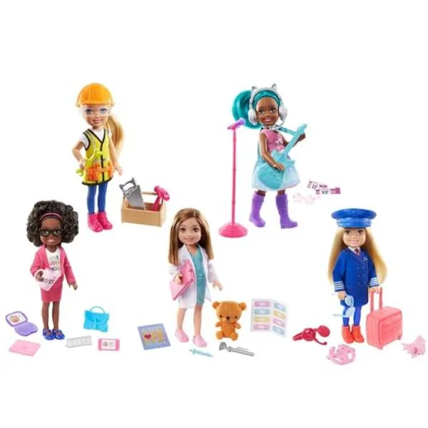 Barbie Family Chelsea Profissões  - Produto Sortido