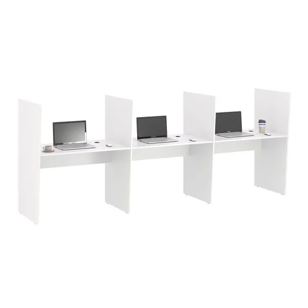 Balcao De Atendimento 3 Lugar Mixer Branco