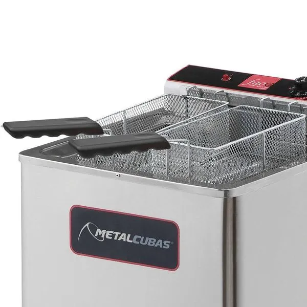 Fritadeira Elétrica água E óleo Metalcubas 18 Litros Gfao18p 127v