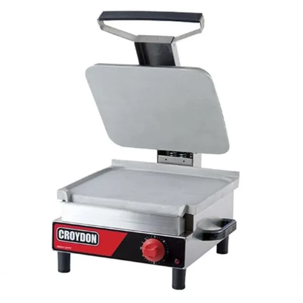 Sanduicheira Elétrica Média Simples SASL 91.221.50155-a 220V 2500W Chapa Lisa para 9 Sanduíches Croydon Sanduicheira Elétrica Sasl Chapa Lisa Inox 2500W 220V para 9 Sanduíches Croydon