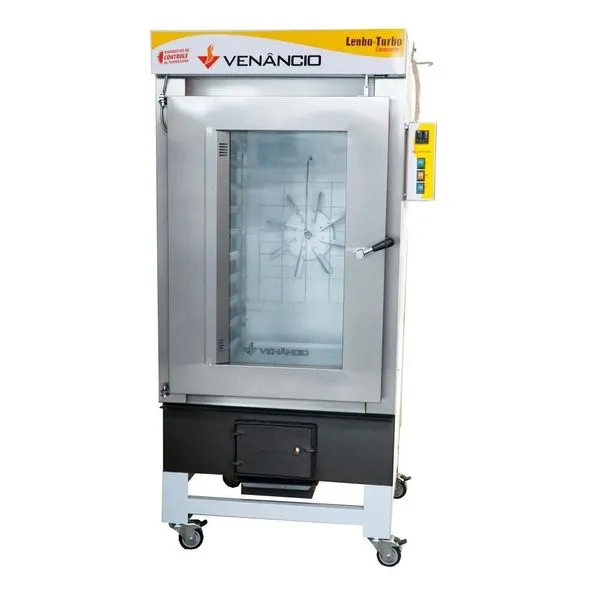 Forno Turbo A Lenha Ciclone Venâncio 10 Esteiras 220v Monofásico Fclt10-15507