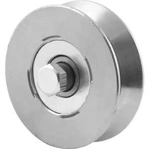Roldana para Portão 2.1/2" Tipo V Aço Polido sem Caixa - VONDER
