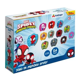 Jogo da Memória Spidey Xalingo 24 Peças