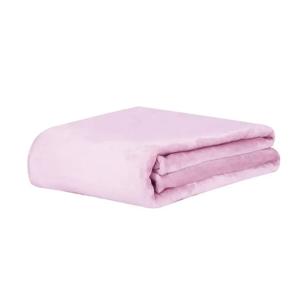 Cobertor Manta Super Soft 300g Casal 1,80mx2,20m Rose Cristal Sonhare