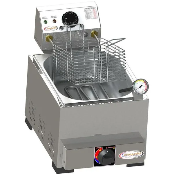 Fritador A Gás E Elétrico Itajobi Conjugado 1 Cuba 5 Litros - 110v