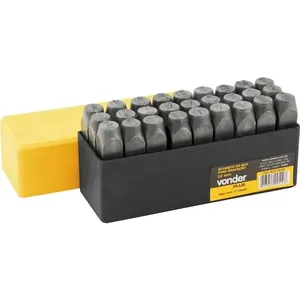 Alfabeto de Aço para Gravação 8mm - VONDER PLUS