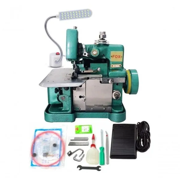 Maquina Costura Overlock + Led + Pedal Eletrônico 110v