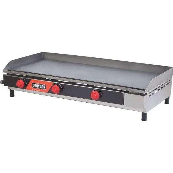 Chapa a Gás FG10 para Lanches Queimador Gaveta 100x40cm 45000 BTUS por Hora 1100g-h Croydon Chapa a Gás FG10 para Lanches Queimador Gaveta 100x40cm 45000 BTUS por Hora Croydon