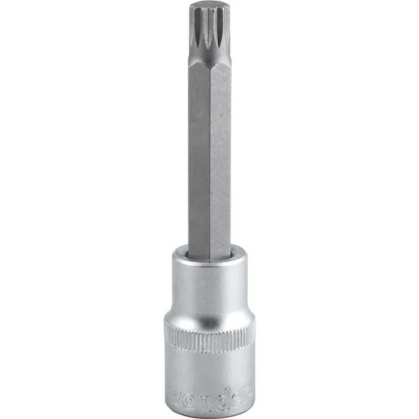 Soquete multidentado longo com encaixe de 1/2" M12 VONDER