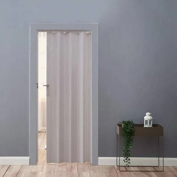 Porta Sanfonada Cinza 80cm Vitesse - Divisória De Ambientes Com Design Perfeito