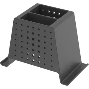 Organizador de Mesa Waleu Prime - Maxcril com Suporte para Smartphone, Notas Adesivas e Compartimentos Preto Organizador de Mesa Waleu Prime - Maxcril com Suporte para Smartphone e Compartimentos Preto