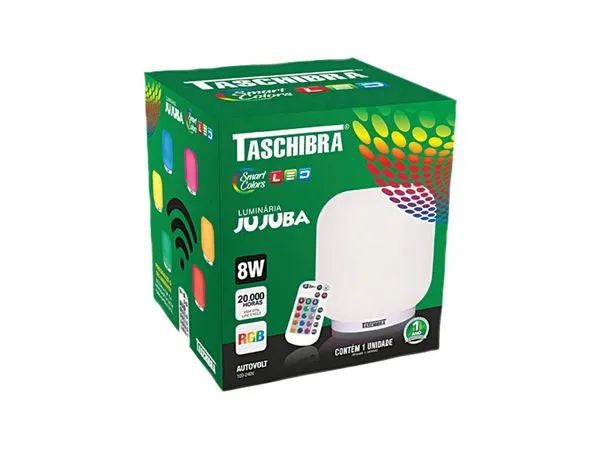 Luminária Led RGB Jujuba 8W Taschibra