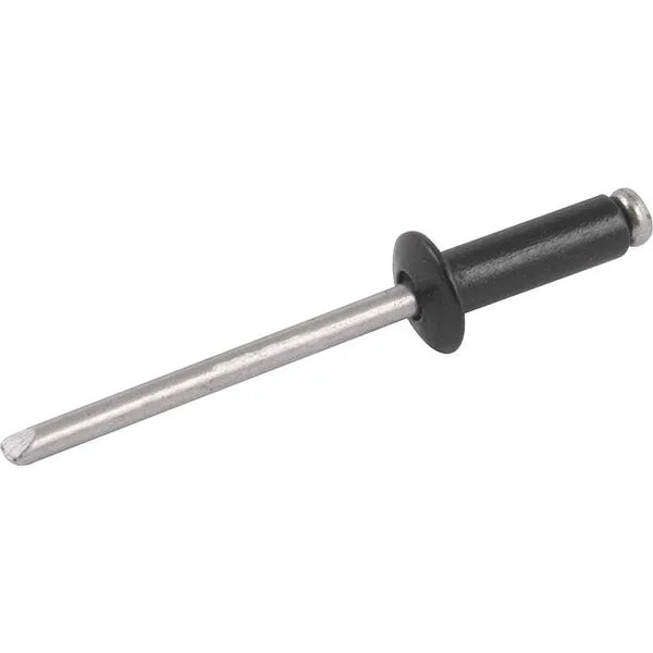 Rebite repuxo de alumínio 3,2 mm x 10,0 mm preto 1.000 peças - VONDER