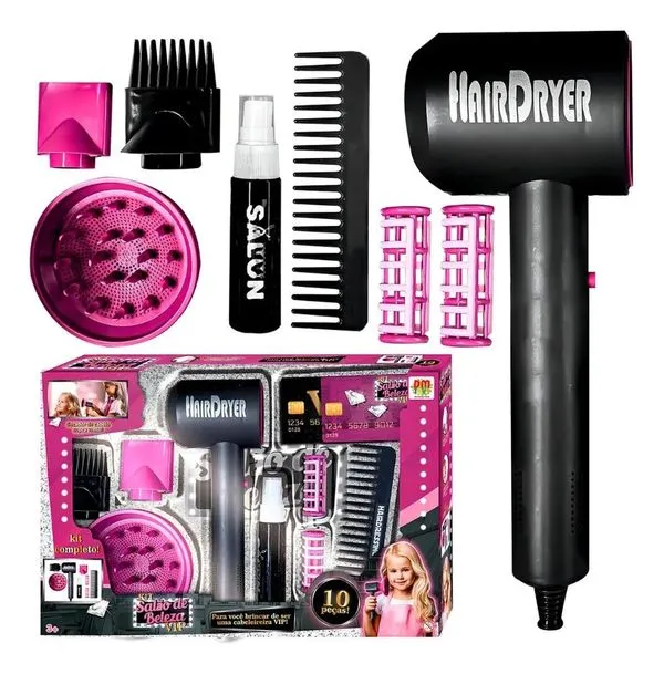 Kit Infantil Salão de Beleza Vip DM Toys - DMT7101