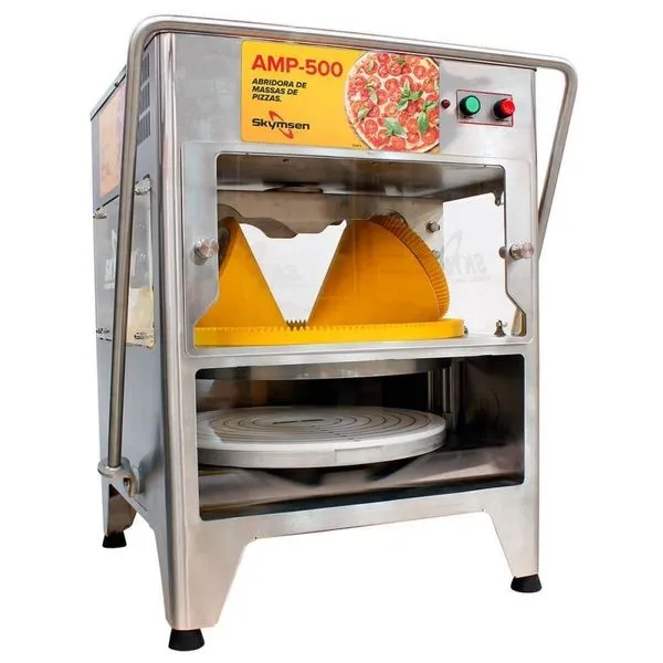 Abridora De Massa De Pizza Skymsen Amp-500 220V 0,5 Hp-cv Até 50cm De Diâmetro 613819