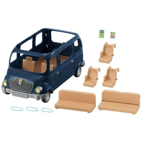 Mini Van Sylvanian Families Epoch Magia Azul Único