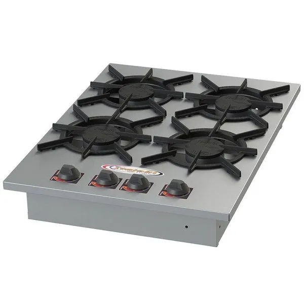 Fogão 4 Bocas De Embutir Baixa Pressão 4qs Inox Sl13008-i Itajobi