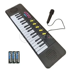Mini Teclado Infantil 32 Teclas Musical Karaokê E Microfone
