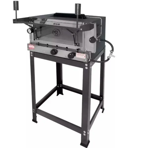Forno De Pizza A Gás Mr Fogões 45x45cm Com Infravermelho E Cavalete