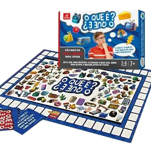 Jogo O Que É, O Que É? Brincadeira De Criança, 2 à 6 Jogadores, Para Adultos e Crianças +7 Anos