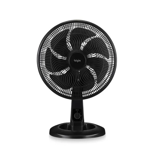 Ventilador de Mesa Breeze com 7 Pás 40cm 140W Elgin Ventilador de Mesa Breeze Preto com 7 Pás 40cm 140w 127V