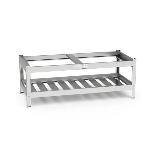 Bancada de Apoio Aberta BACE1525 Inox 430 para Chapa CHEXP1525 Cozinha Profissional Red Chameleon Bancada de Apoio Aberta BACE1525 Inox 430 para Chapa CHEXP1525 Red Chameleon