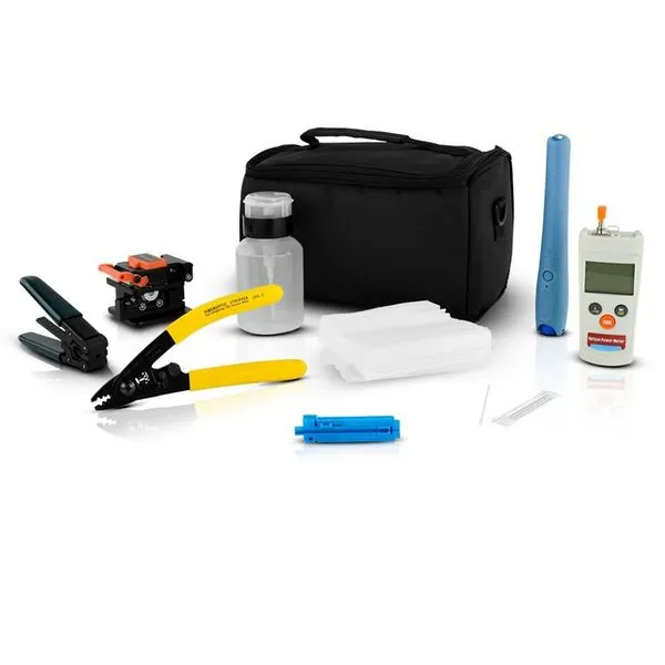 Kit Fibra Óptica Universal Ev-1 para Instalações em Redes FTTH com Power Meter Evus Kit Fibra Óptica Universal Ev-1 com Power Meter para Redes FTTH Evus