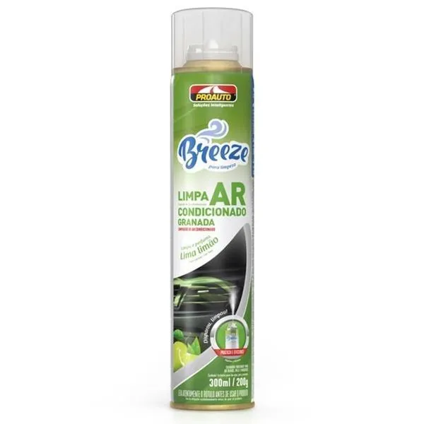 Limpa Ar Condicionado Breeze Lima Limao 300ml - Proauto Sem Variação único