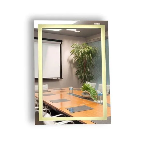 Espelho Jateado Com 3 Tons De LED e Touch Screen Fonte Slim 80x70
