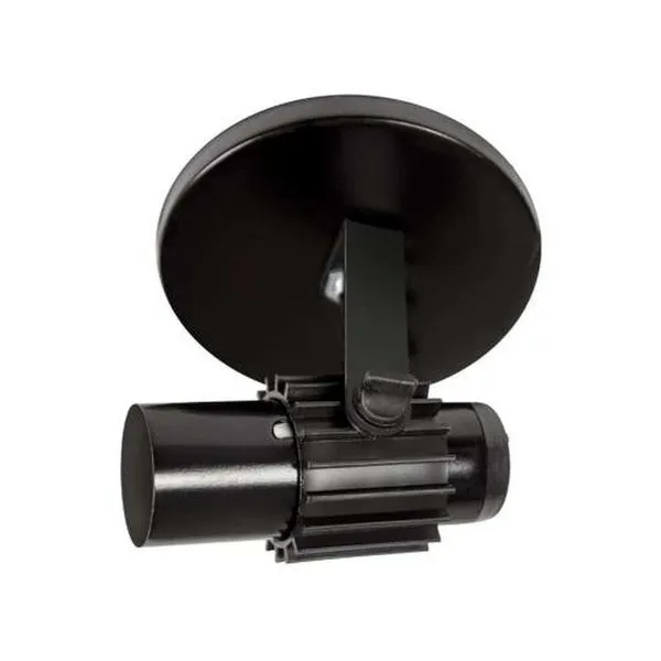 Spot Aletado 1 Lâmpada Preto Opl 12x12x10cm E27 40w - Suporte Para Lâmpada Altura 12cm