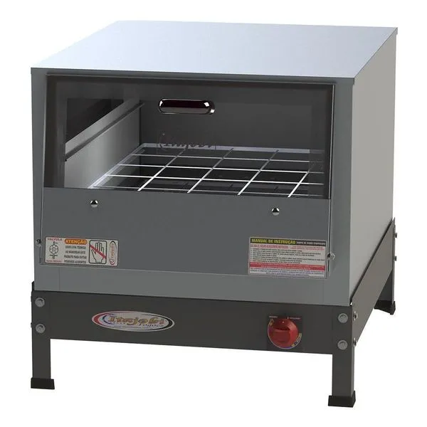Forno De Mesa Pequeno Itajobi Baixa Pressão Com Tampa De Vidro