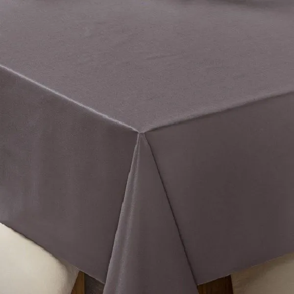 Toalha De Mesa 6 Lugares Térmica Impermeável 1,40 M X 2,00 M 100% Policloreto De Vinila - Marrom