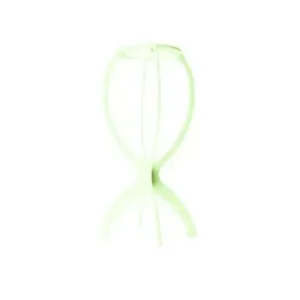 Kit 5 Suporte Dobrável Plástico Para Descansar Peruca Wigs Guardar E Secar Lace Chapéu Expositor Cor:verde