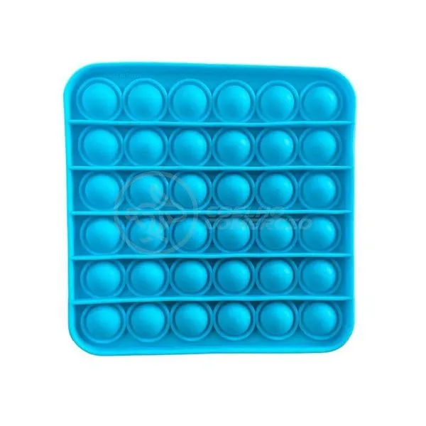 Pop It Quadrado Anti Ansiedade Azul