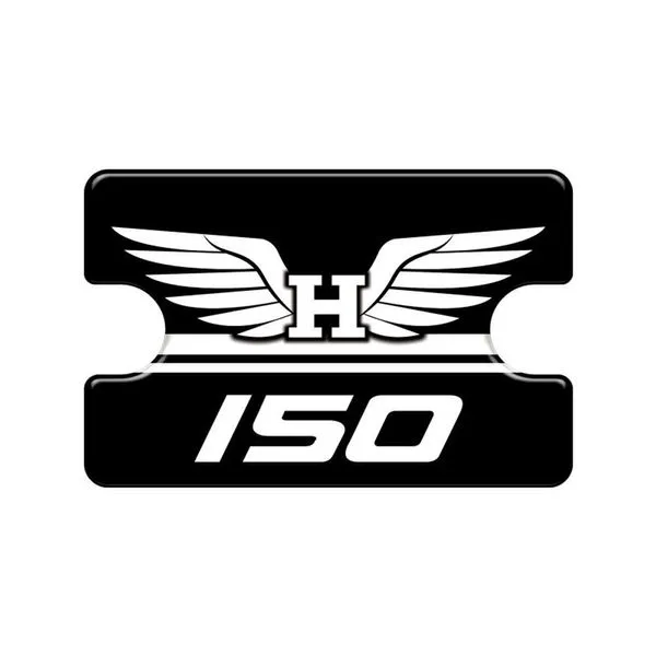 Adesivo Protetor Resinado Burrinho de Freio CG 150 Titan Fan Start e Cargo Branco Efeito 3D Honda Adesivo Protetor Burrinho de Freio CG 150 Titan Fan Start Cargo Branco Honda