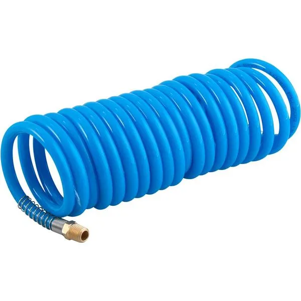 Tubo poliuretano 6,5 mm x 10,0 mm conector 1/4" NPT macho 5,0 m - VONDER