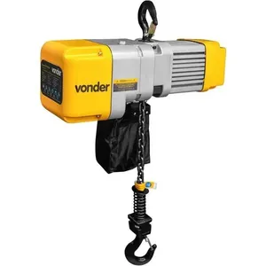 Talha Elétrica Vonder 1,0 Tonelada Elevação 3m 380V Trifásico com Sistema Contra Sobrecarga Talha Elétrica Vonder 1,0 Tonelada Elevação 3m 380V Trifásico com Protetor Térmico