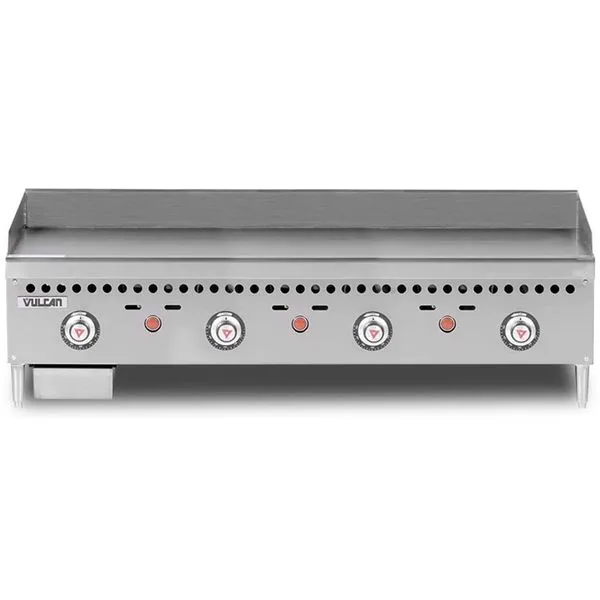 Chapa a Gás VCRG48T 4 Queimadores Controle de Temperatura 93 graus C a 232 graus C Inox Vulcan Chapa a Gás VCRG48T 4 Queimadores Controle de Temperatura Inox Vulcan
