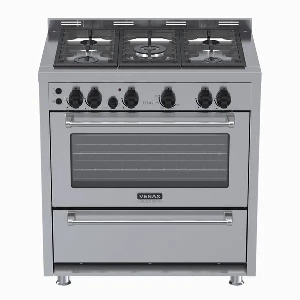Fogao 5 Bocas Venax Temis Inox Gas Glp 127 V