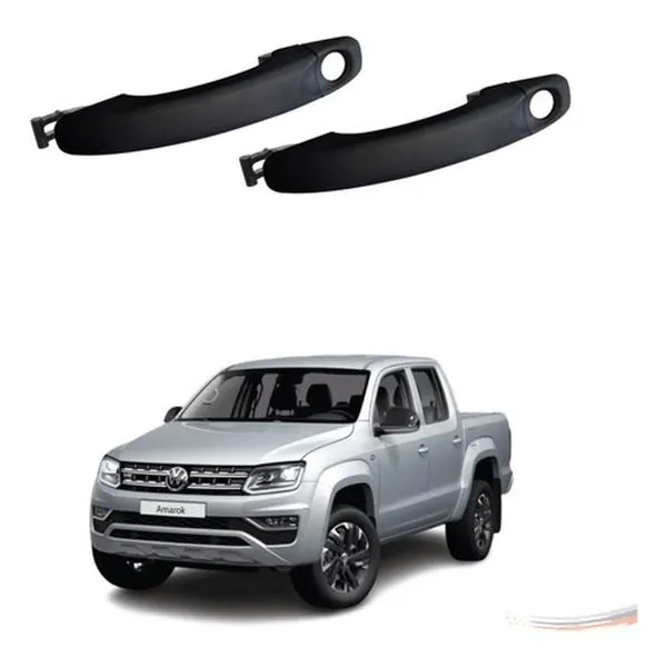 Par Maçanetas Externas Dianteiras C/ Furo Amarok Após 2010 [f103]