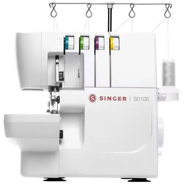 Máquina de Costura Overloque Singer 6 Pontos S0105 - Branca branca / 110