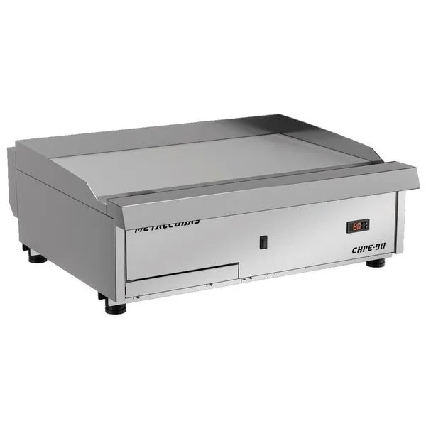 Chapa Bifeteira Elétrica CHPE 120 Premium 120cm Trifásico 380V Inox Metalcubas Chapa Bifeteira Elétrica CHPE 120 Trifásico 380V Inox Metalcubas