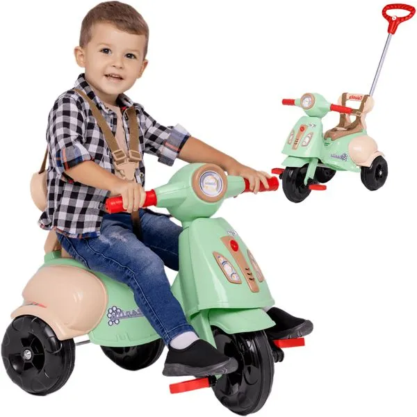Carrinho de Passeio e Pedal Calesita Vespita Capri
