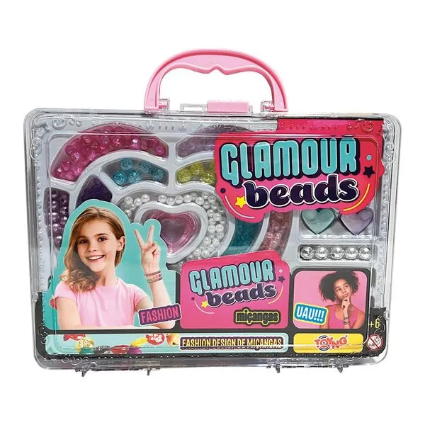 Conjunto - Miçangas na Maleta - Glamour Beads - Toyng