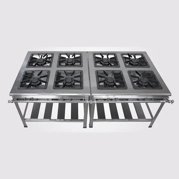 Fogão 8 Bocas Inox Extra Metal Brey 308-i