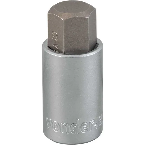 Soquete hexagonal 17 mm encaixe de 1/2" - VONDER