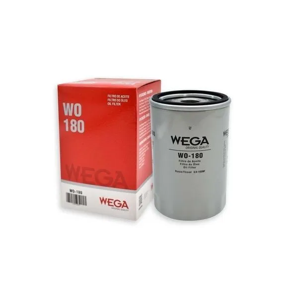 Filtro de Óleo para Motor Modelo WO180 Compatível com Ford Escort, Fiesta, Focus e Ranger Desempenho Eficiente Wega Filtro de Óleo para Motor WO180 Compatível com Ford Escort, Fiesta, Focus e Ranger Wega