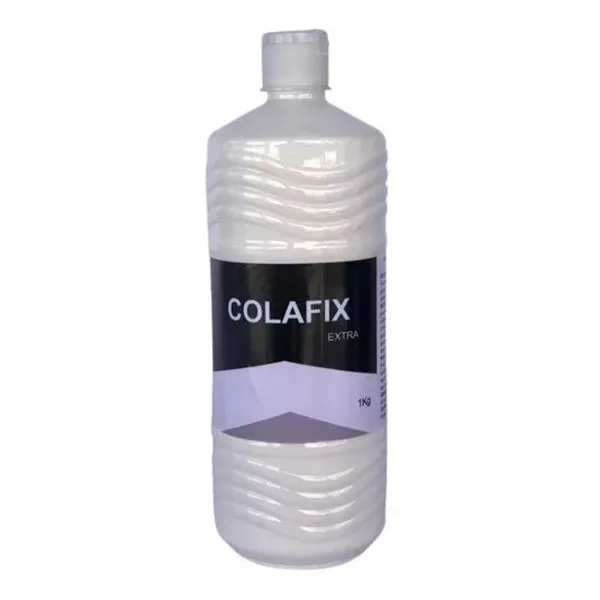 Cola PVA Branca Extra Colafix 1200 para Papelão Madeira Alta Adesividade Branco Borlen Brasil Cola PVA Branca Extra Colafix 1200 para Papelão Madeira Branco Borlen Brasil