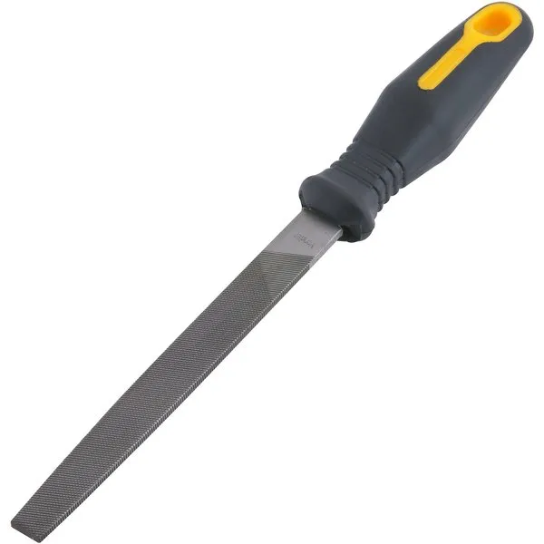 Lima Chata Bastarda 8” 200mm com Cabo Encartelada - VONDER