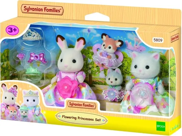 SYLVANIAN FAMILIES - CONJUNTO DAS PRINCESAS FLORIDAS